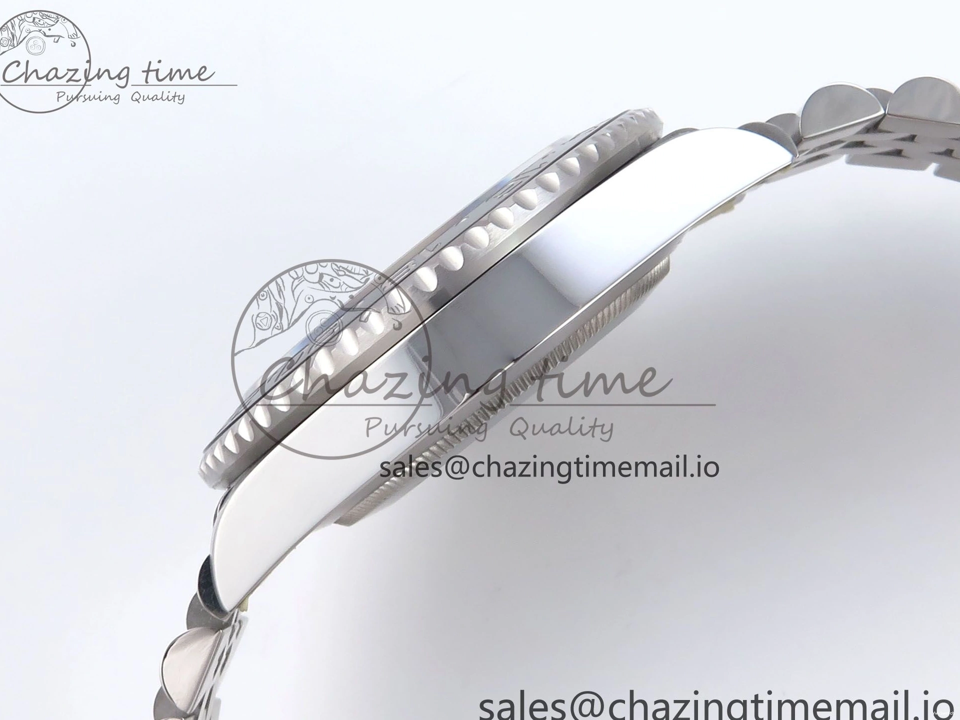 QF+ Bezel 1:1 Edition Blue Best Master II BLRO Steel 904L on SS SH3285 Dial Red 126710 GMT Black Bracelet 0427